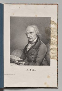 Autores Famosos de Alemania: Retrato de Johann Elert Bode de Gustav Karl Friedrich Luderitz