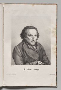 Autores famosos de Alemania: Retrato de Moses Mendelssohn
