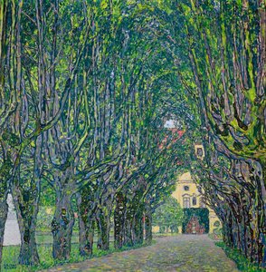 Avenida en el parque del Castillo de Kammer, 1912