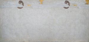 Friso de Beethoven: El anhelo de felicidad - panel 2, pared larga izquierda