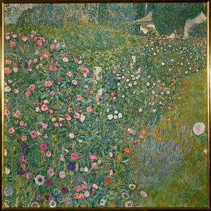 Paisaje de jardín italiano de Gustav Klimt
