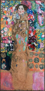 Dama con abanico de Gustav Klimt