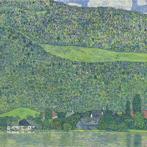 Litzlberg en el Attersee, 1914-1915 de Gustav Klimt
