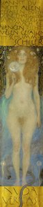 Veritas al desnudo de Gustav Klimt