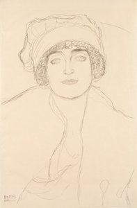 Retrato con sombrero, 1917-118