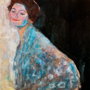 Retrato de una dama en blanco inacabado, 1917