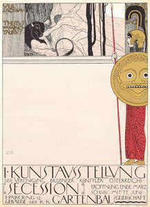 Póster para la Primera Exposición Secesionista en Viena en 1898