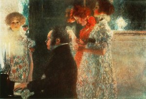 Schubert al piano de Gustav Klimt