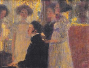 Schubert al piano I de Gustav Klimt