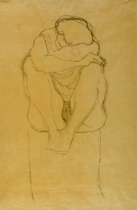 Mujer sentada de Gustav Klimt