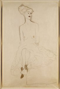 Mujer sentada, 1908 de Gustav Klimt