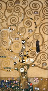 Bocetos para el friso del Palacio Stoclet de Bruselas, Bélgica (acuarela y lápiz sobre papel) de Gustav Klimt