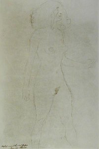 Desnudo de Pie de Gustav Klimt