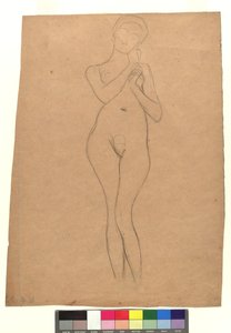 Stehender weiblicher Akt de Gustav Klimt