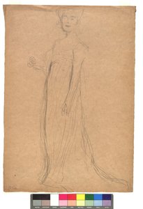 Studie zu einem Damenporträt de Gustav Klimt