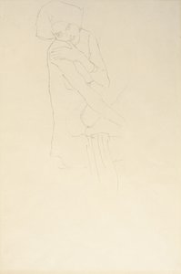 Estudio para Adele Bloch-Bauer II, 1911 de Gustav Klimt
