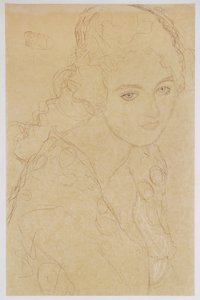 Estudio para el cuadro Retrato Ria Munk III de Gustav Klimt