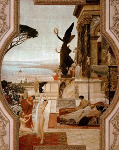 El Teatro en Taormina, 1884-1888 de Gustav Klimt