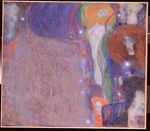 Fuegos fatuos, 1903 de Gustav Klimt