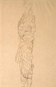 Mujer en un kimono de Gustav Klimt