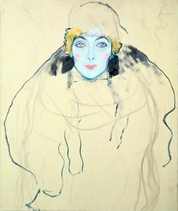 Cabeza de mujer de Gustav Klimt
