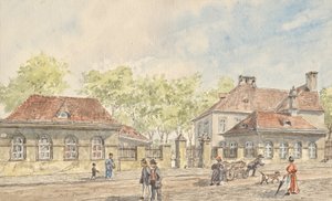 La Hohlweggasse en Viena Landstrasse de Gustav Korompay