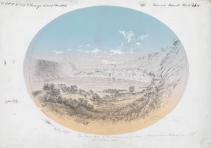 Grandes cataratas del río Missouri de Gustav Sohon