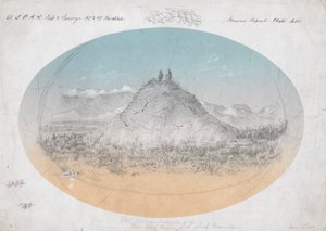 Montículo de aguas termales en el