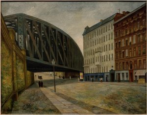 Puente sobre la calle Acker, Berlín Norte de Gustav Wunderwald