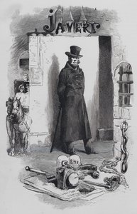 Escena de Los Miserables, de Victor Hugo: Javert, el detective