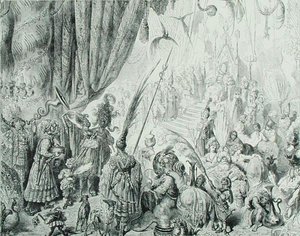 La Corte del Rey de Serendib, c.1868