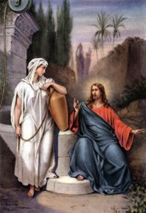La buena samaritana, c.1950s (postal)