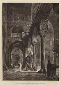 Interior de la Basílica de San Marcos en Venecia