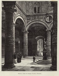 Italia - Patio del Palazzo Vecchio, Florencia