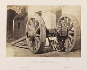 Gustave Brion - La puerta de la posada Thénardier de Gustave Brion