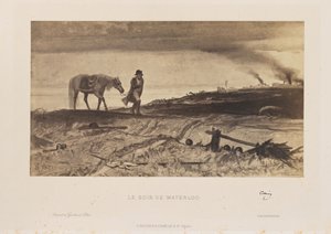 Gustave Brion - La noche de Waterloo de Gustave Brion