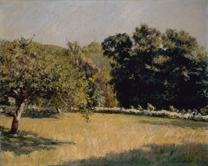 Un jardín en Trouville de Gustave Caillebotte