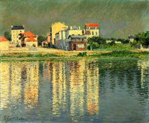 Orillas del Sena en Argenteuil, 1889 de Gustave Caillebotte