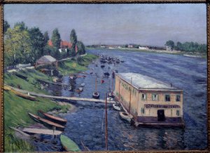 Garaje de botes en Argenteuil de Gustave Caillebotte