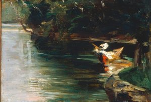 Orillas del Yerres de Gustave Caillebotte