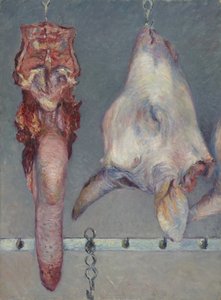 Cabeza de ternero y lengua de buey, c.1882 de Gustave Caillebotte