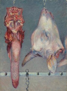 Cabeza de Ternera y Lengua de Buey, c. 1882 de Gustave Caillebotte