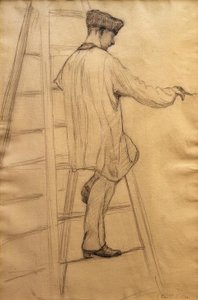 Estudio para los pintores de Gustave Caillebotte