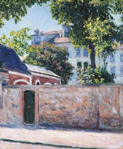 Casas en Argenteuil, 1883 de Gustave Caillebotte
