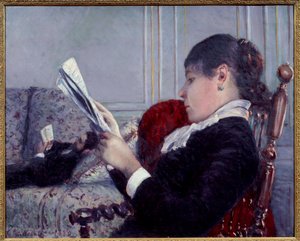 Interior, el lector de Gustave Caillebotte