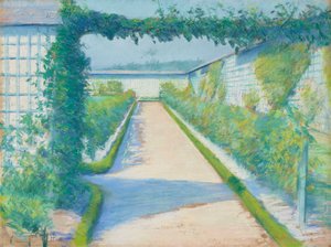 Jardín potager, Yerres de Gustave Caillebotte
