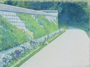 El Muro del Jardín Potager, Yerres de Gustave Caillebotte