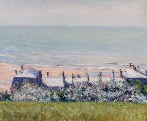 Los tejados del Hôtel des Roches Noires, Trouville de Gustave Caillebotte