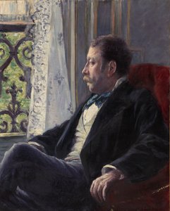 retrato de un hombre de Gustave Caillebotte