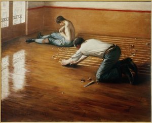 Aserradores de parqué de Gustave Caillebotte